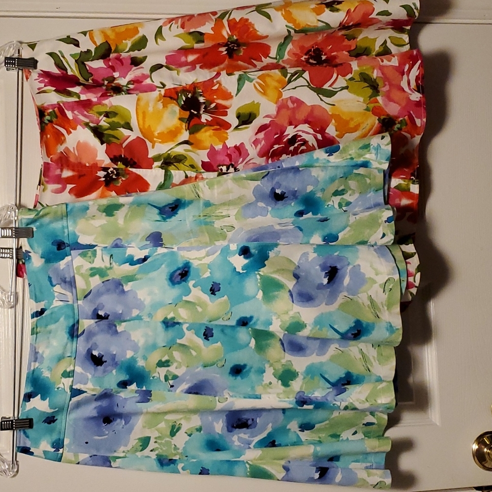 Dressbarn Floral A-Line Skirts - 2